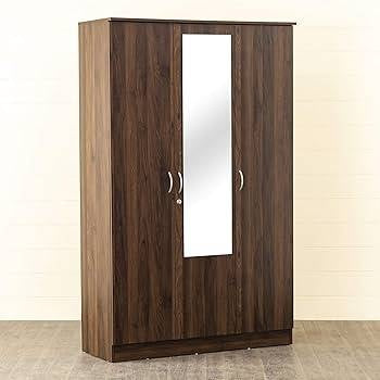 3 door wardrobe with mirror
