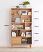 Elegant affordable 5 tier bookshelf