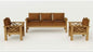 3+1+1 Seater aesthetic looking Teak Sofa set
