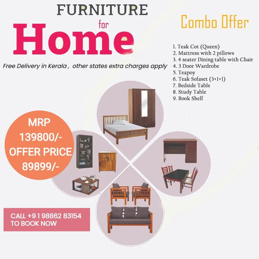 Complete set of home furniture for unbeatable prices